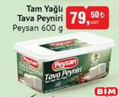 PEYSAN TAM YAĞLI TAVA PEYNİRİ 600 G